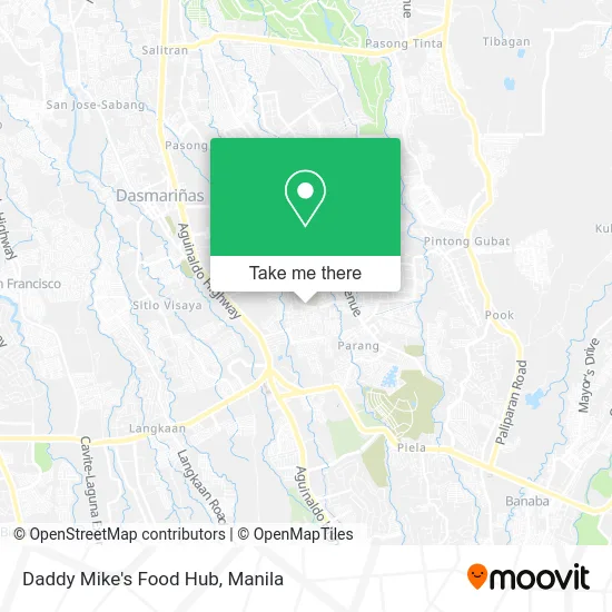 Daddy Mike's Food Hub map