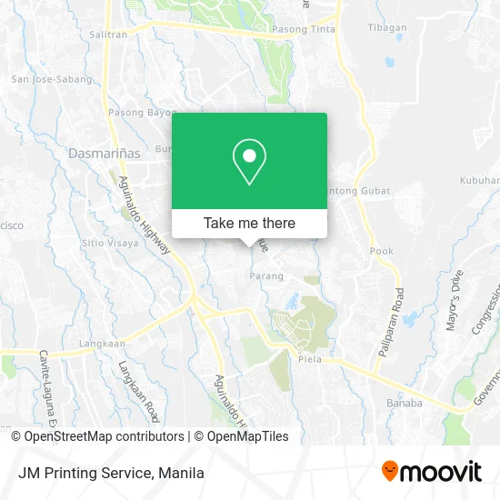 JM Printing Service map