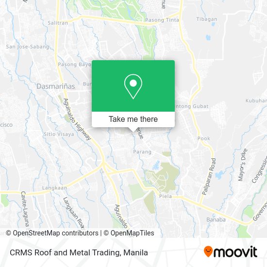 CRMS Roof and Metal Trading map