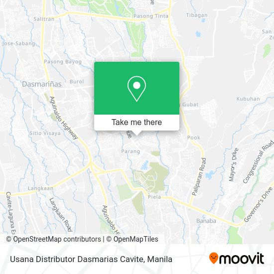 Usana Distributor Dasmarias Cavite map