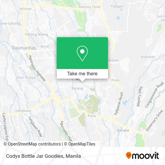 Codys Bottle Jar Goodies map