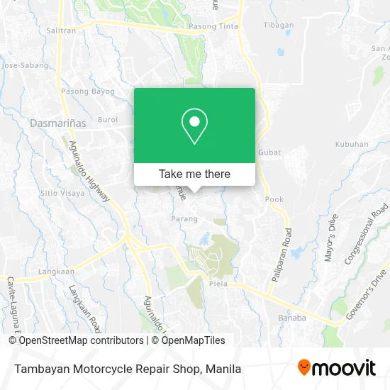Tambayan Motorcycle Repair Shop map