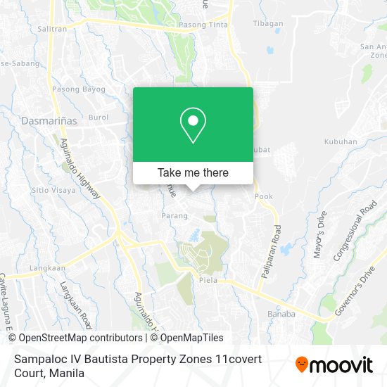 Sampaloc IV Bautista Property Zones 11covert Court map