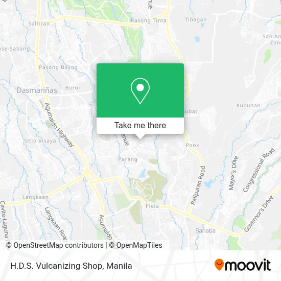 H.D.S. Vulcanizing Shop map
