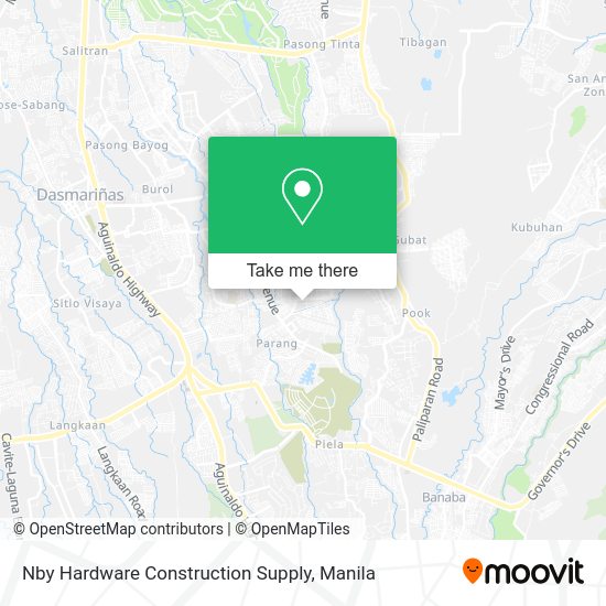 Nby Hardware Construction Supply map