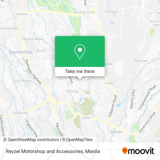 Reyzel Motorshop and Accessories map