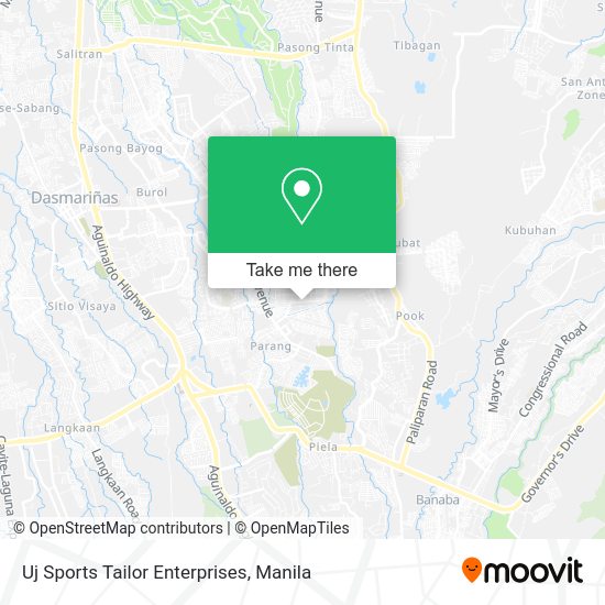 Uj Sports Tailor Enterprises map