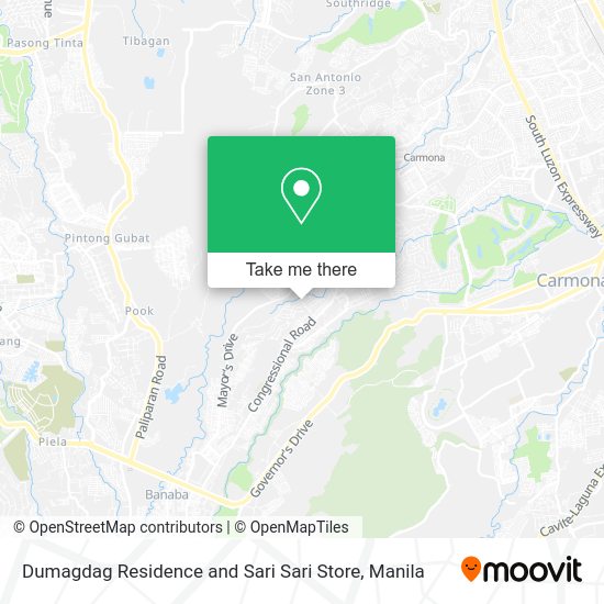Dumagdag Residence and Sari Sari Store map
