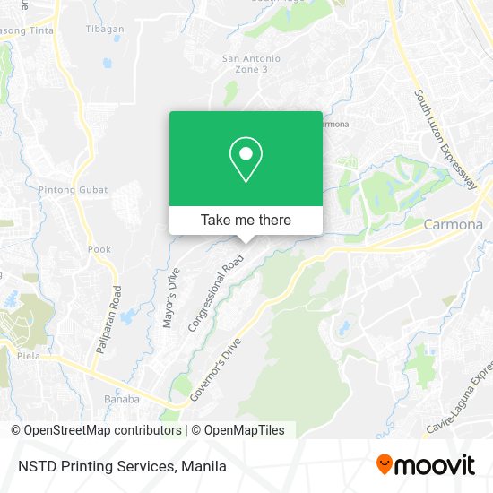 NSTD Printing Services map