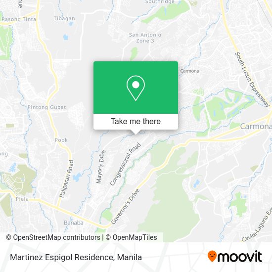 Martinez Espigol Residence map