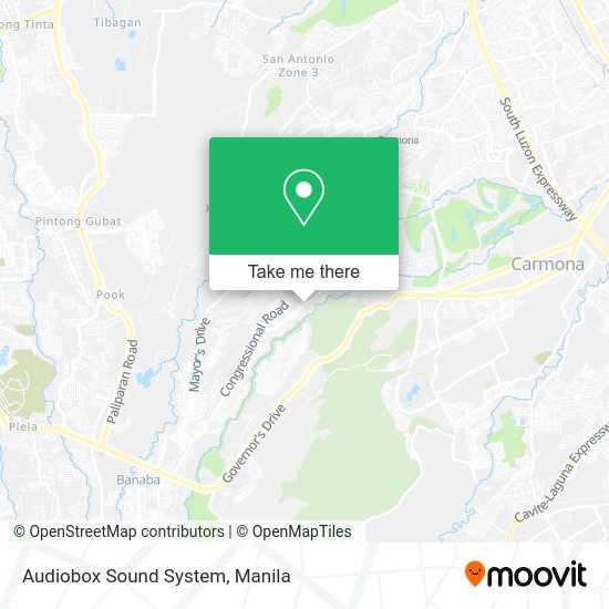 Audiobox Sound System map