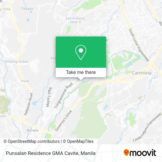 Punsalan Residence GMA Cavite map