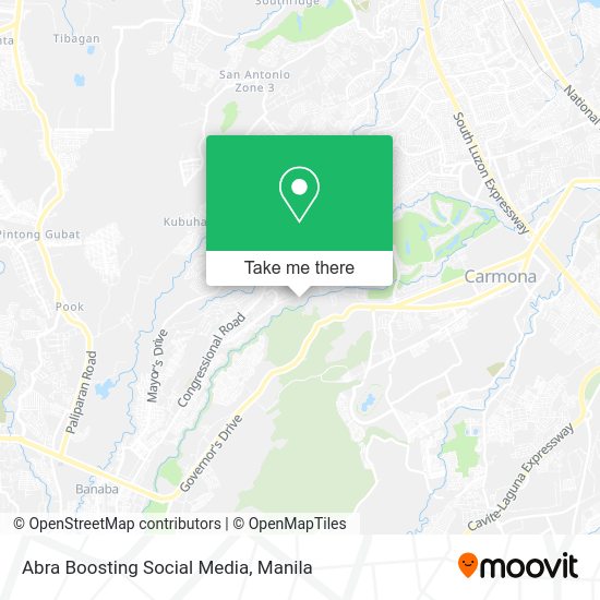 Abra Boosting Social Media map