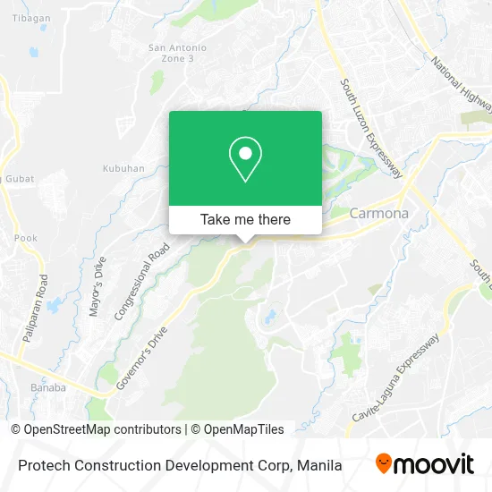 Protech Construction Development Corp map