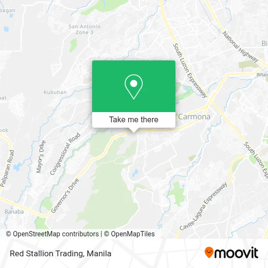 Red Stallion Trading map