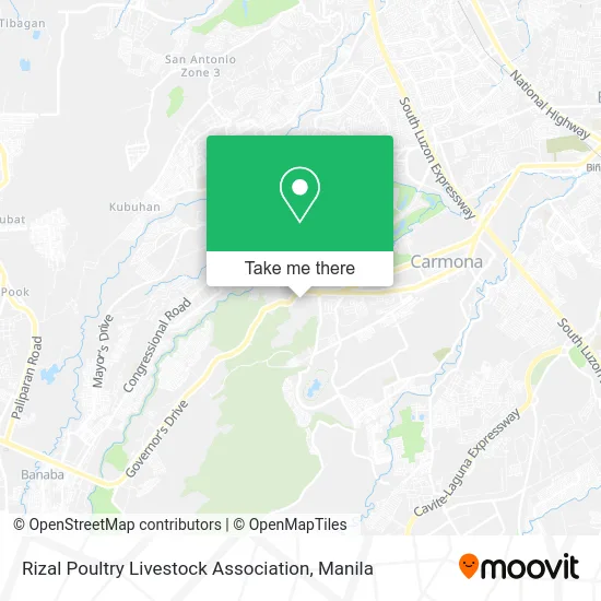 Rizal Poultry Livestock Association map