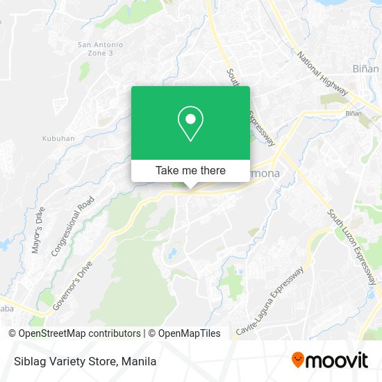 Siblag Variety Store map