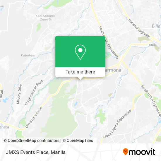 JMXS Events Place map