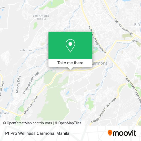 Pt Pro Wellness Carmona map
