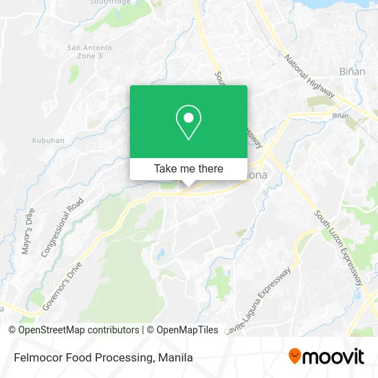 Felmocor Food Processing map
