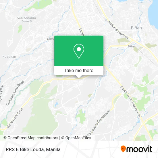 RRS E Bike Louda map