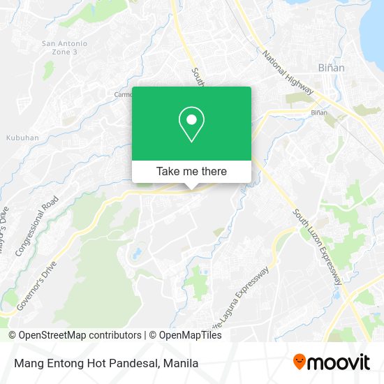 Mang Entong Hot Pandesal map