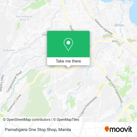 Pamatigans One Stop Shop map