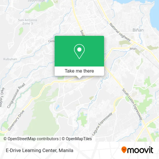 E-Drive Learning Center map
