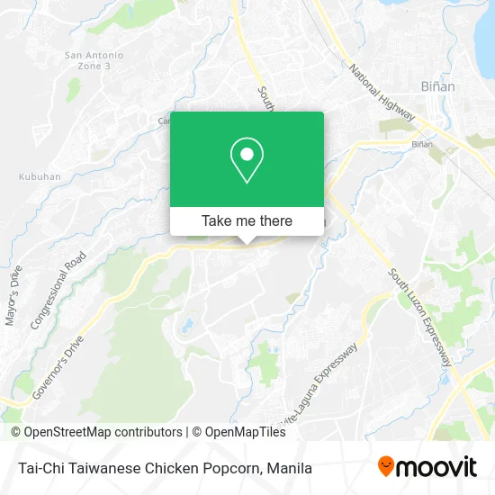 Tai-Chi Taiwanese Chicken Popcorn map