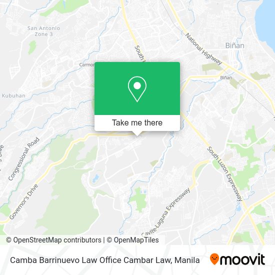 Camba Barrinuevo Law Office Cambar Law map