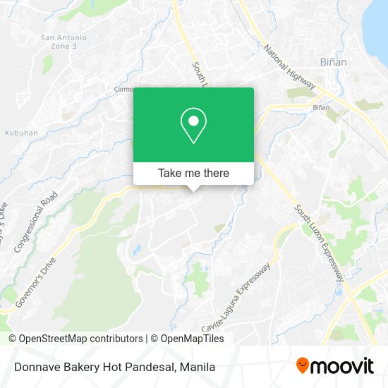 Donnave Bakery Hot Pandesal map