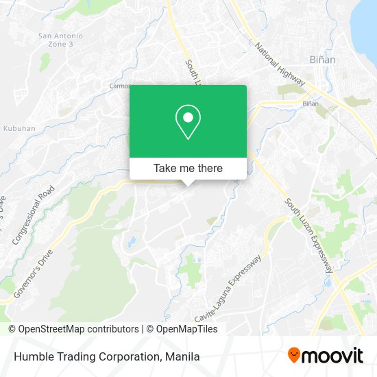 Humble Trading Corporation map