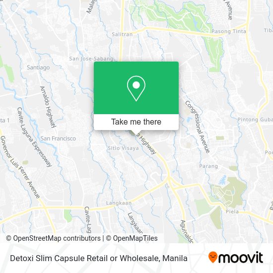 Detoxi Slim Capsule Retail or Wholesale map