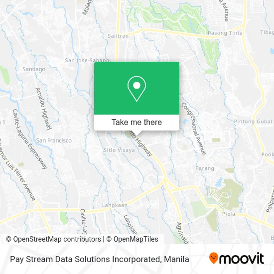 Pay Stream Data Solutions Incorporated map
