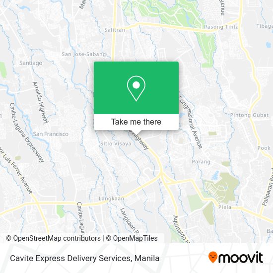 Cavite Express Delivery Services map
