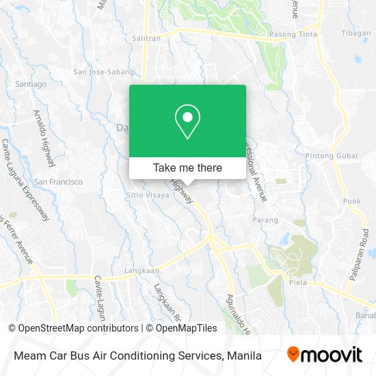 Meam Car Bus Air Conditioning Services map