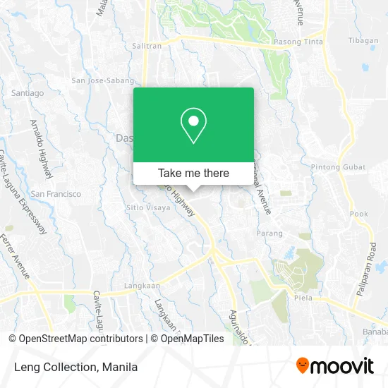 Leng Collection map