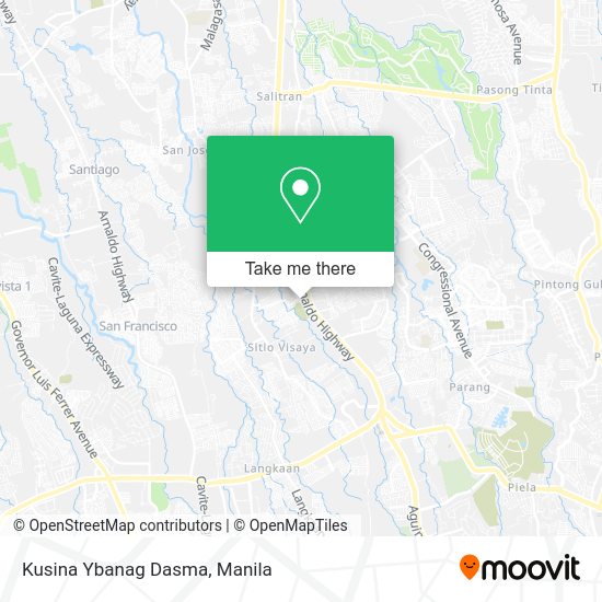 Kusina Ybanag Dasma map