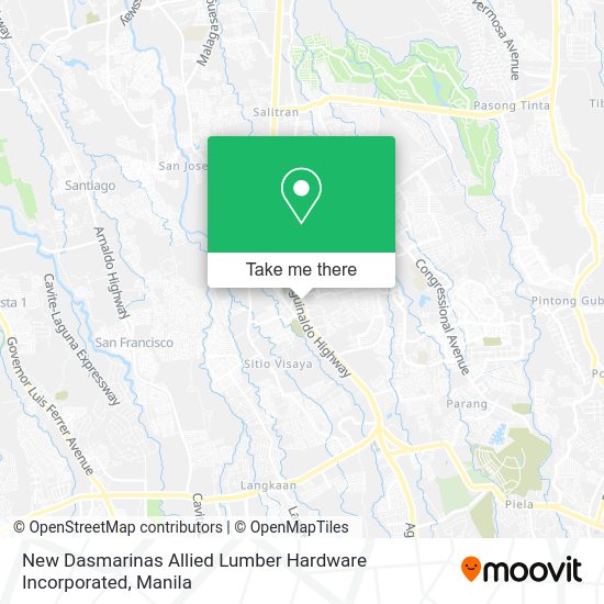 New Dasmarinas Allied Lumber Hardware Incorporated map