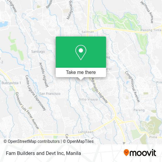 Fam Builders and Devt Inc map