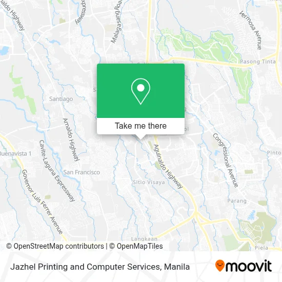 Jazhel Printing and Computer Services map