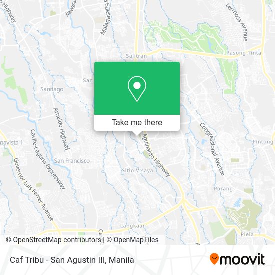 Caf Tribu - San Agustin III map
