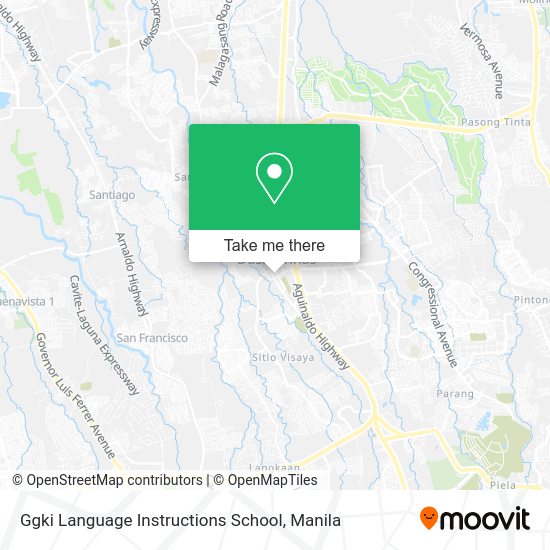 Ggki Language Instructions School map