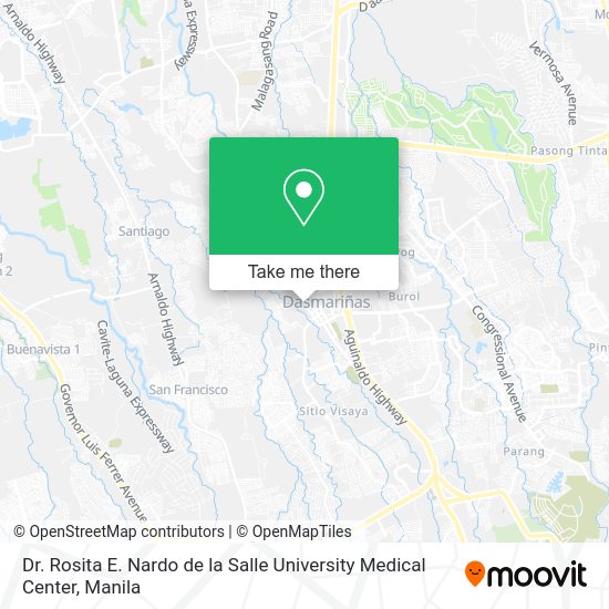 Dr. Rosita E. Nardo de la Salle University Medical Center map