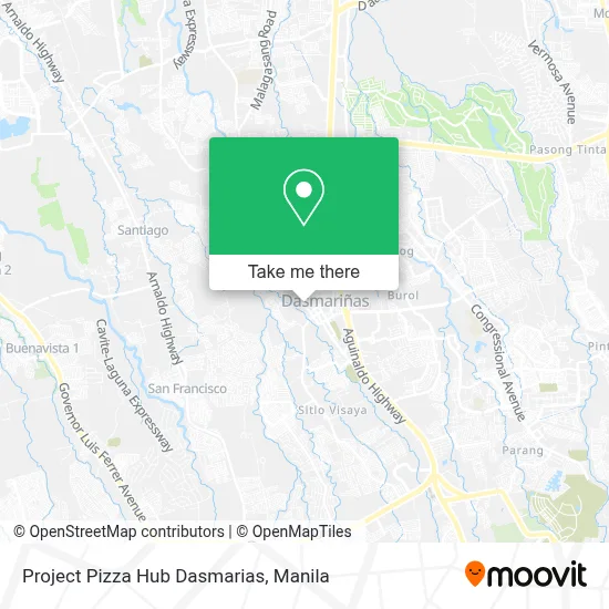 Project Pizza Hub Dasmarias map
