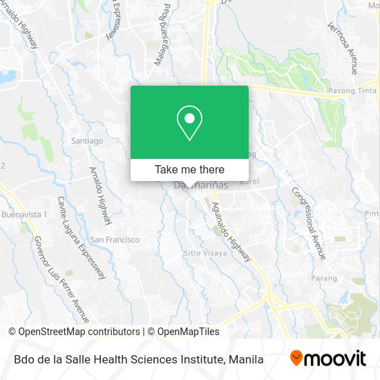 Bdo de la Salle Health Sciences Institute map