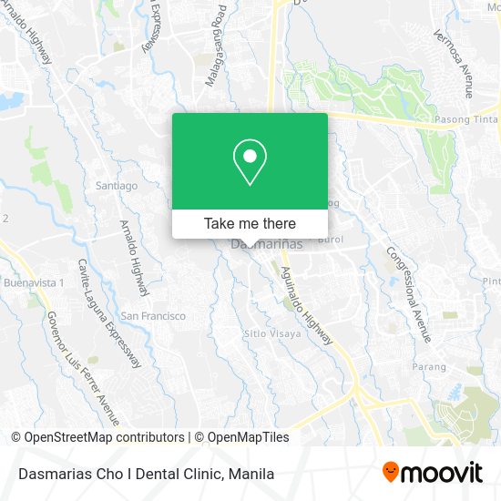 Dasmarias Cho I Dental Clinic map