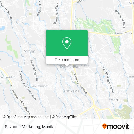 Savhone Marketing map