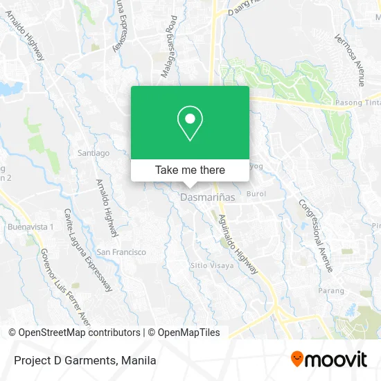 Project D Garments map
