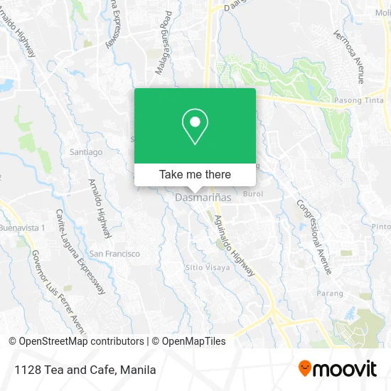 1128 Tea and Cafe map